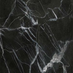 Panel ścienny SPC z płyty marmurowej Nero Marquina Matowy Czarny-Szary