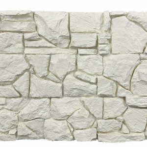 Pasek Cegły 3D Panel Ścienny Bezspoinowy XL PU Pizarra Blancura Biały
