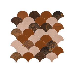 Mozaika samoprzylepna Łuska Ryby złota mix