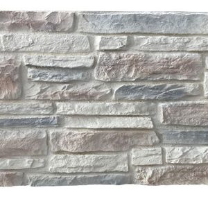 Pasek Cegły 3D Panel Ścienny Bezspoinowy XL PU Piedra Blanca Noir