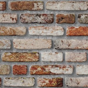 Cegła dekoracyjna 3D Panel ścienny EPS Almere Czerwono-Biały