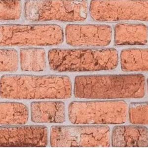 Cegła dekoracyjna 3D Panel ścienny EPS Barok Dutch Stone Czerwony