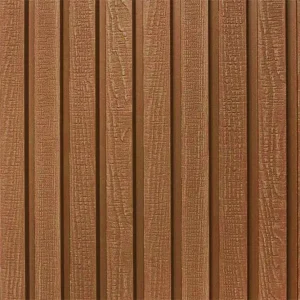 Kompozytowa okładzina elewacyjna z tworzywa sztucznego – Deska Rhombus Teak Brązowy
