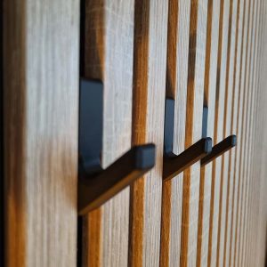 Aku WallClip Haki Wieszakowe Czarne – Zestaw 3 szt.