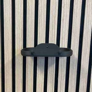 Aku WallClip Wieszaki na Płaszcze Czarne – Zestaw 3 szt.