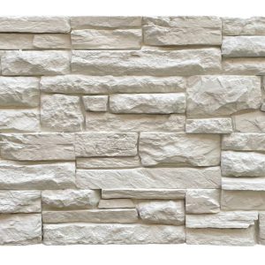 Panel ścienny Brick Strip 3D bezszwowy XL PU ​​Ardesia Blancura biały