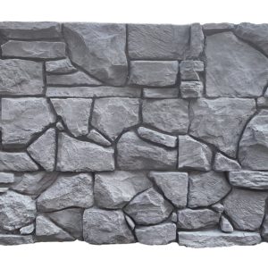 Panel ścienny Brick Strip 3D bezszwowy XL poliuretanowy Pizarra czarny antracyt